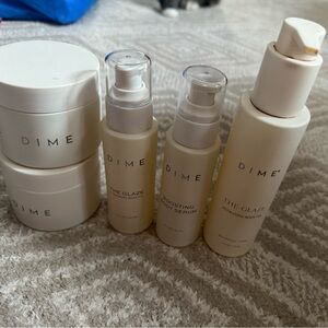 New Lot- DIME Skincare Set w/ Boosting Body Serum-Body Oil- POLISH